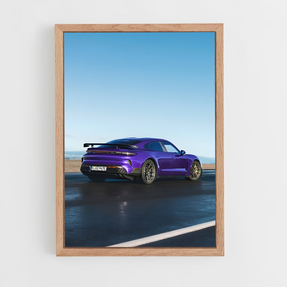 Poster Turbo GTR – affiche Porsche (vue 4)